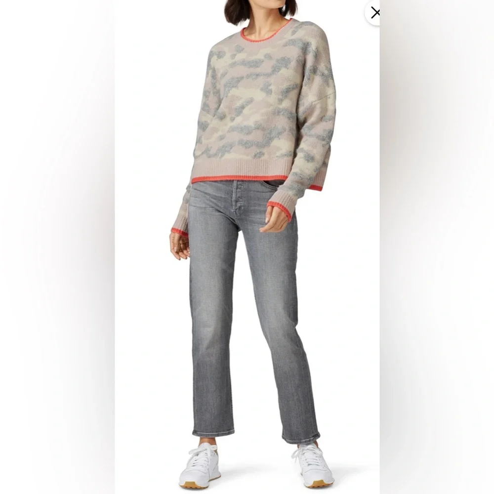 Anthropologie Central Park West Bush Camo Crewneck Sweater - Size XS